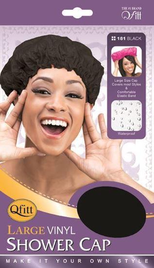 Qfitt Large Vinyl Shower Cap - VIP Extensions