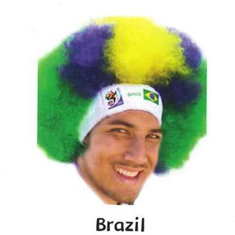 Retro Official Fifa Soccer Afro Wig from 2010 Games - VIP Extensions