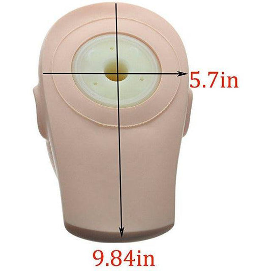 Rubber Practice Mannequin Manikin Head Eyelashes Makeup Massage Practice - VIP Extensions