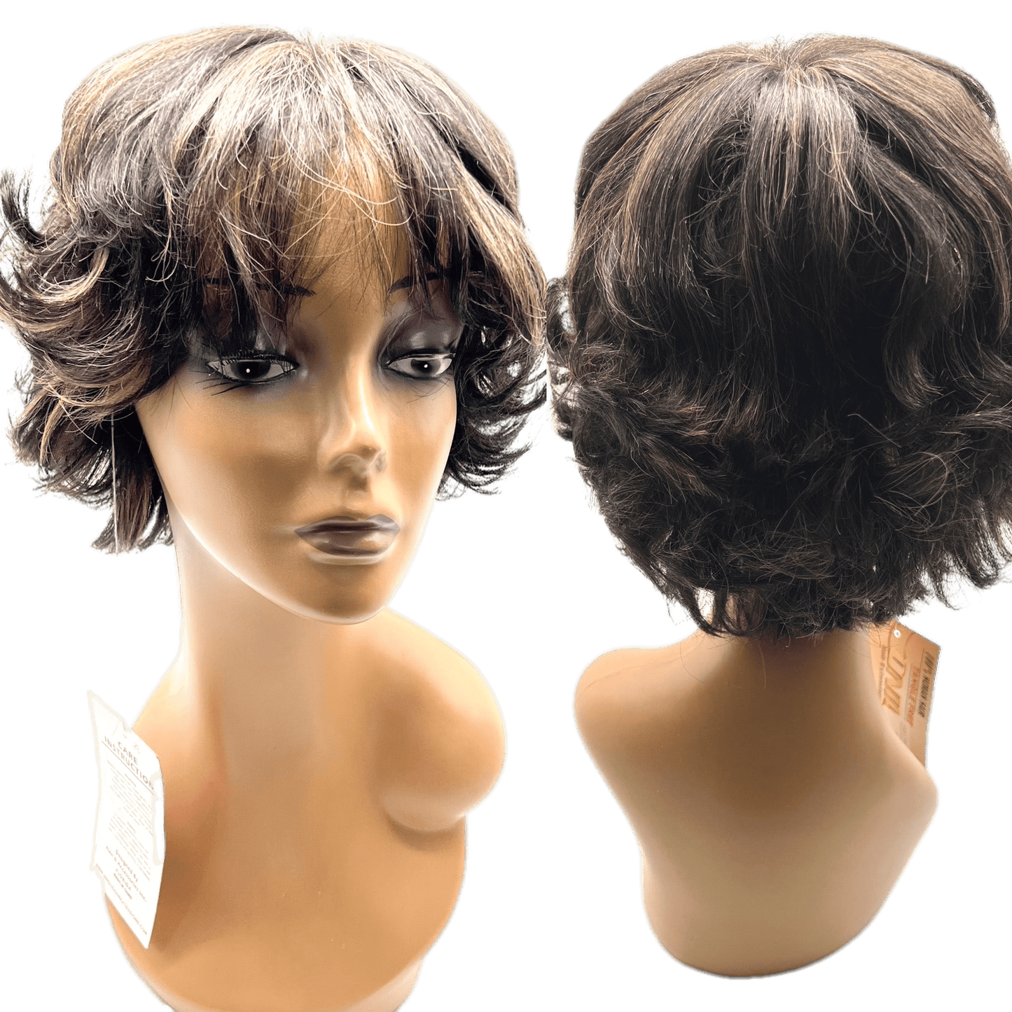 Unique's 100% Human Hair Full Wig / Style "V" - VIP Extensions