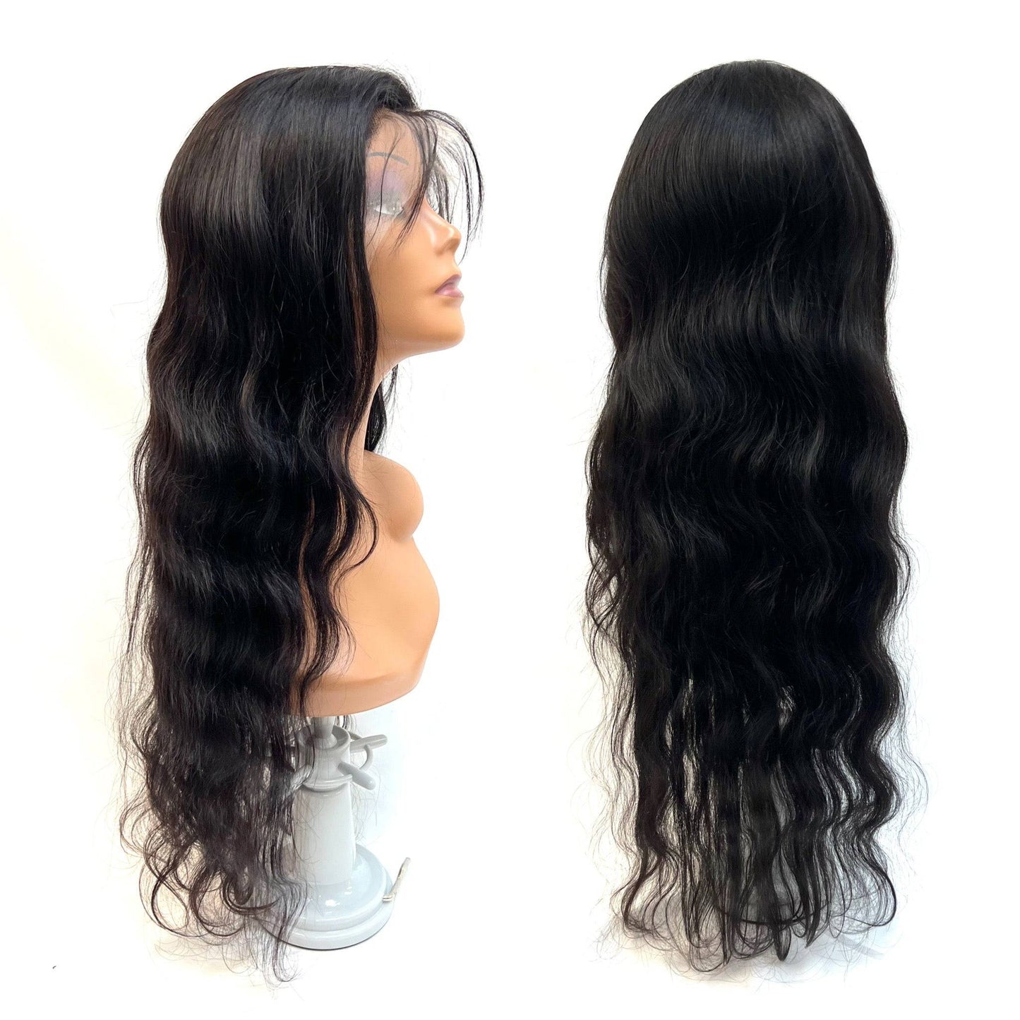RIO Body Wave Human Hair Front Lace Wig - Natural Black - VIP Extensions