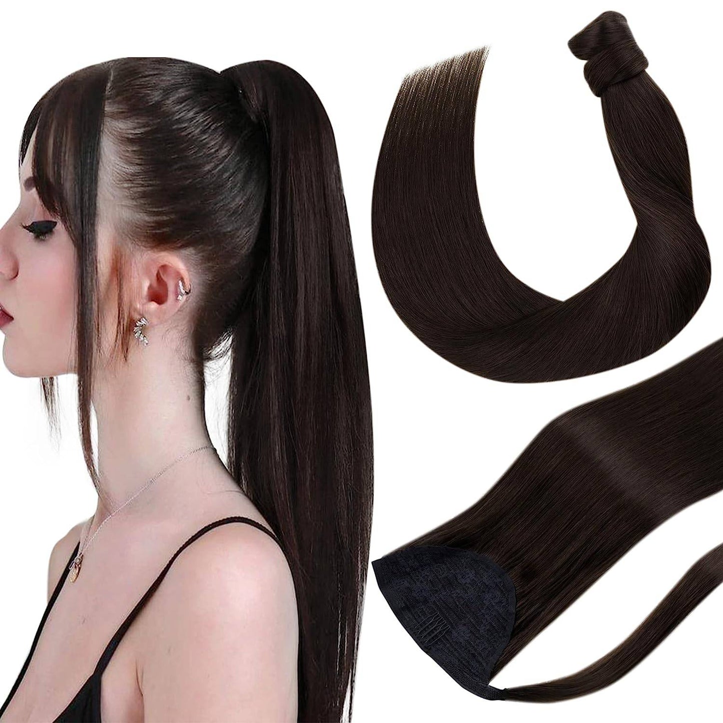 VIP PONYTAIL / Silky 18" 100% Human Hair - VIP Extensions