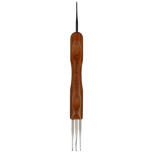 LQQKS BAMBOO HANDLE DREADLOCK CROCHET 3&1 HOOK NEEDLE - VIP Extensions