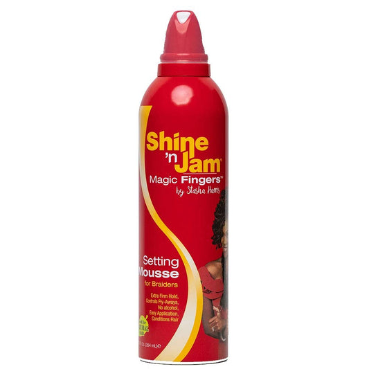 Shine 'n Jam Magic Fingers Setting Mousse 12 oz - VIP Extensions