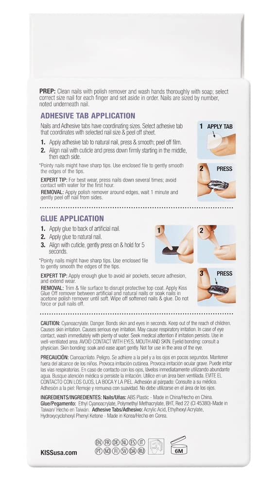 KISS Voguish Fantasy Nails Ready-to-Wear - VIP Extensions