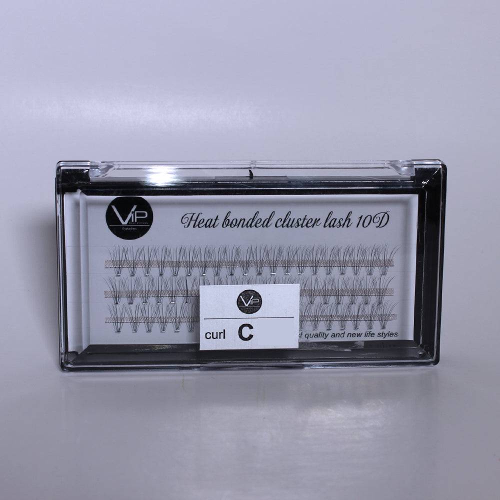 VIP Eyelashes - Heat Bonded Cluster lash 0.07 10D - VIP Extensions