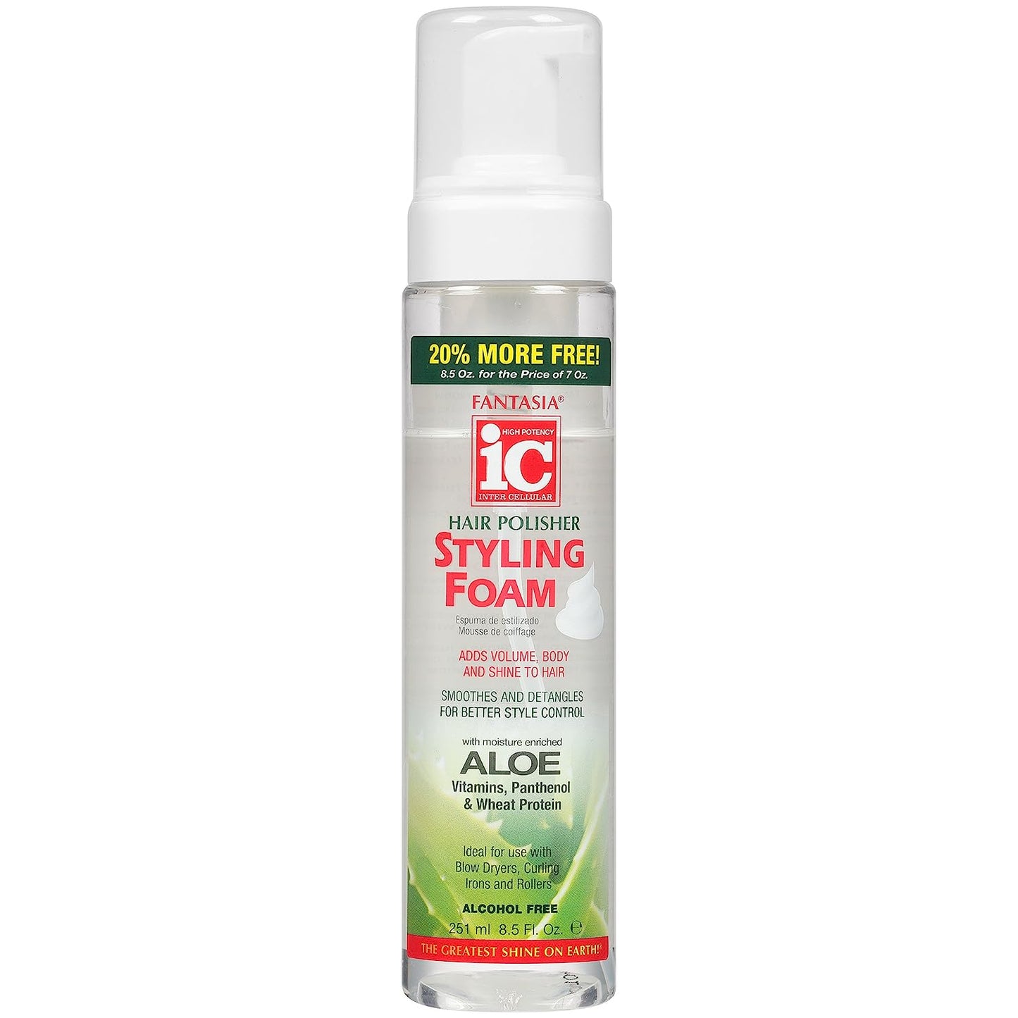 FANTASIA - IC Hair Polisher Heat Protector Styling Foam - VIP Extensions