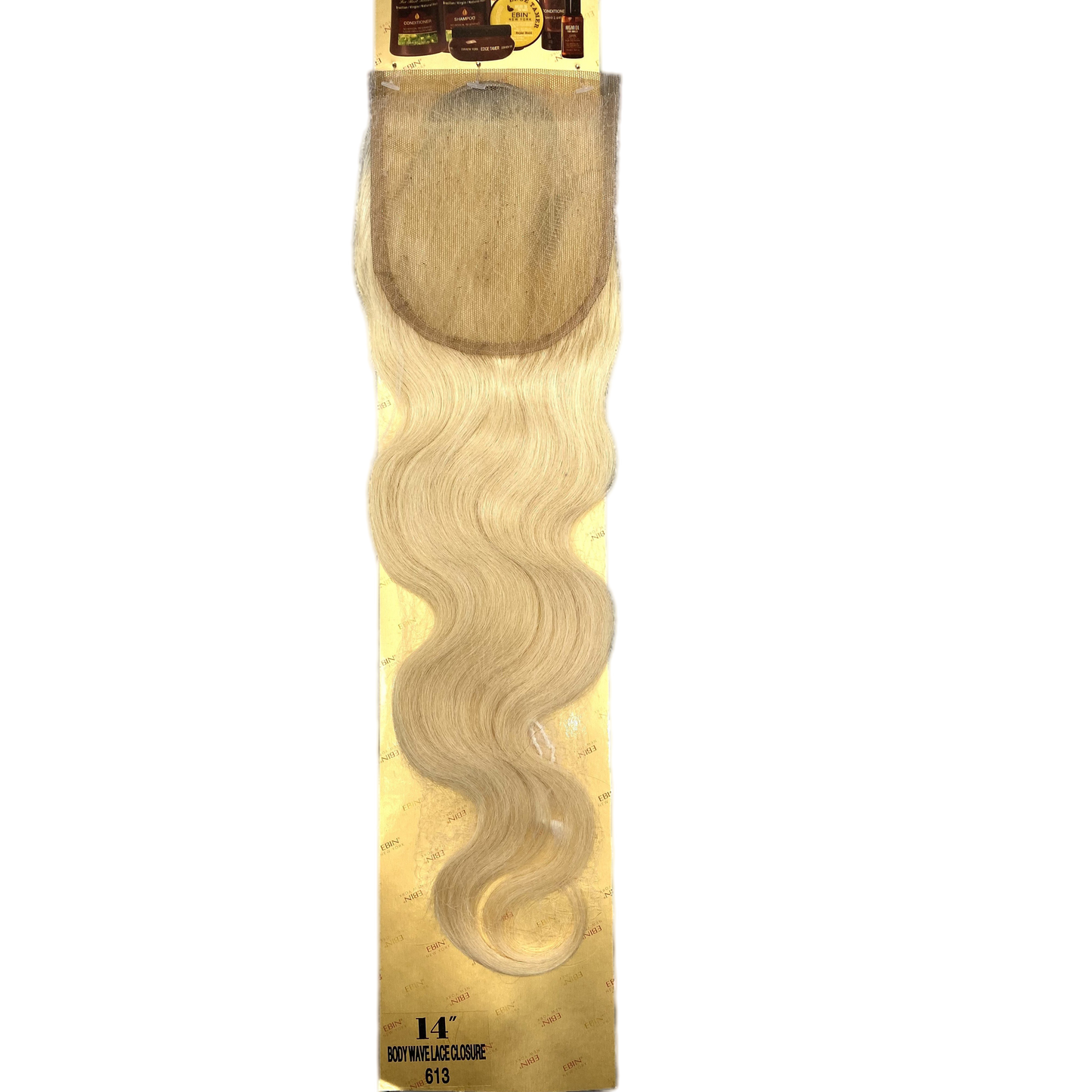 Ebin New York 4X4 CLOSURE BODY WAVE 14''(613) - VIP Extensions