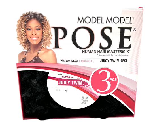 Model Model Pose Human Hair Blend JUICY TWIN 3PCS - VIP Extensions
