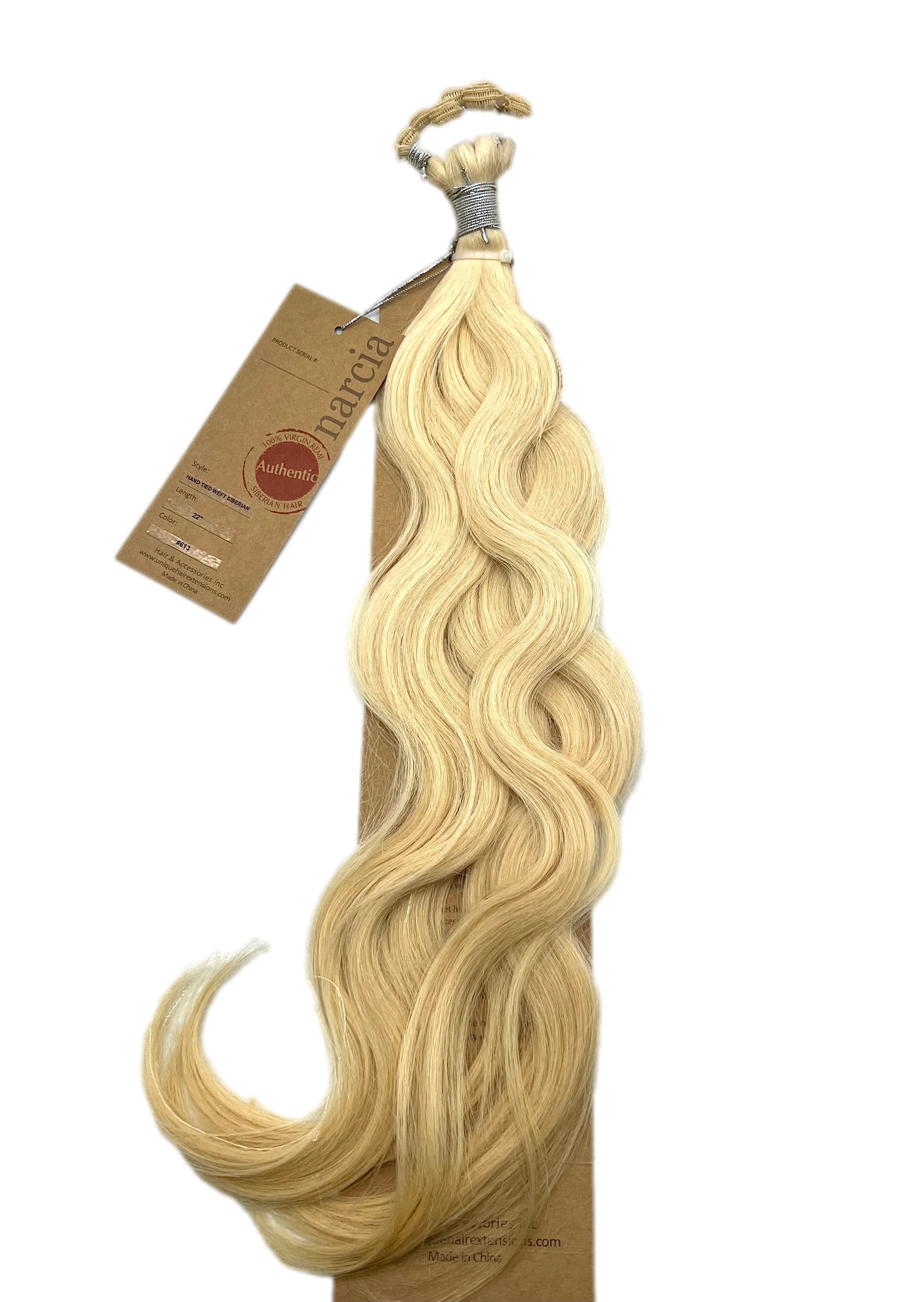 Narcia Remy Siberian -Hand Tied Weft 22''(100g) - VIP Extensions