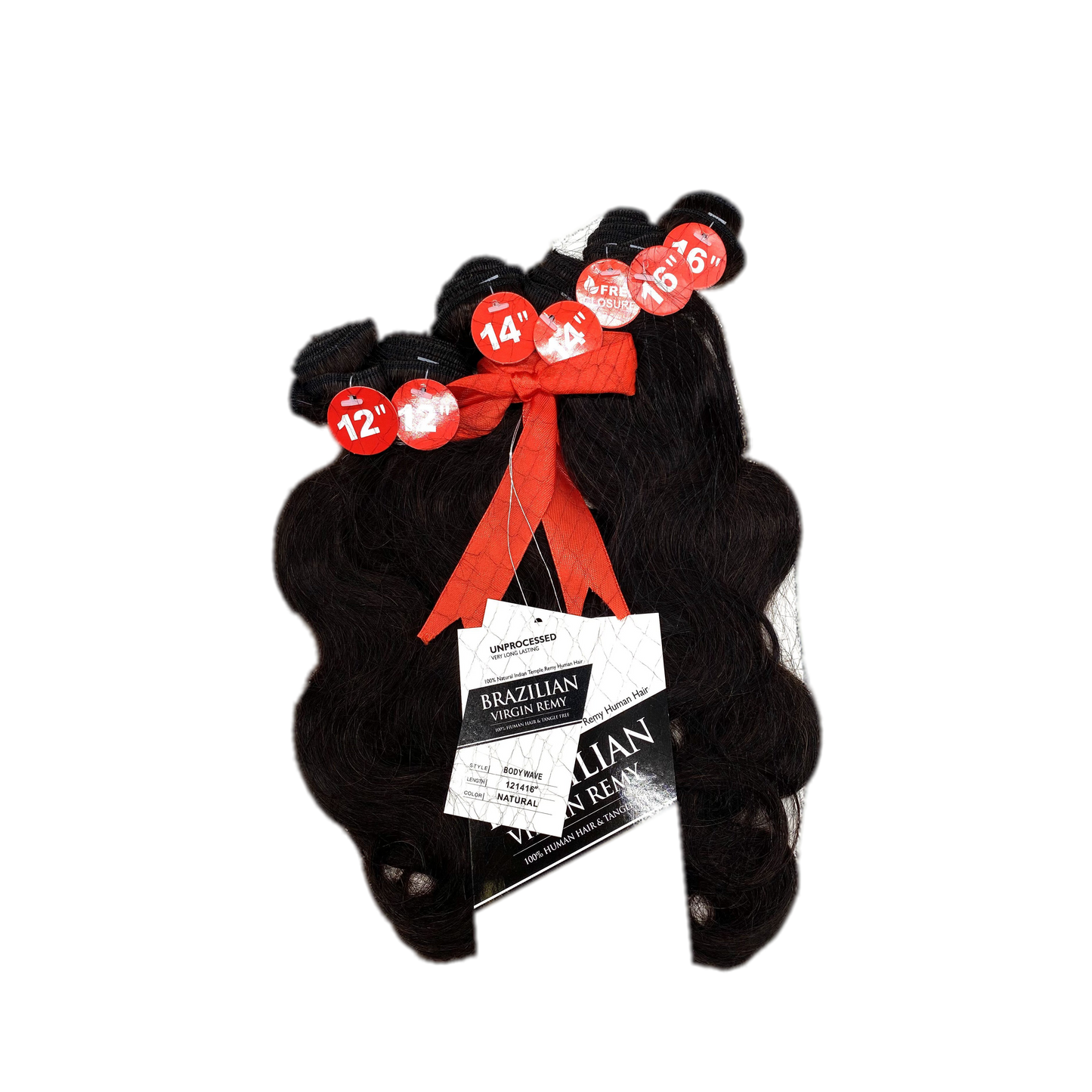 Queen Virgin Human Hair Body Wave Natural Color - VIP Extensions