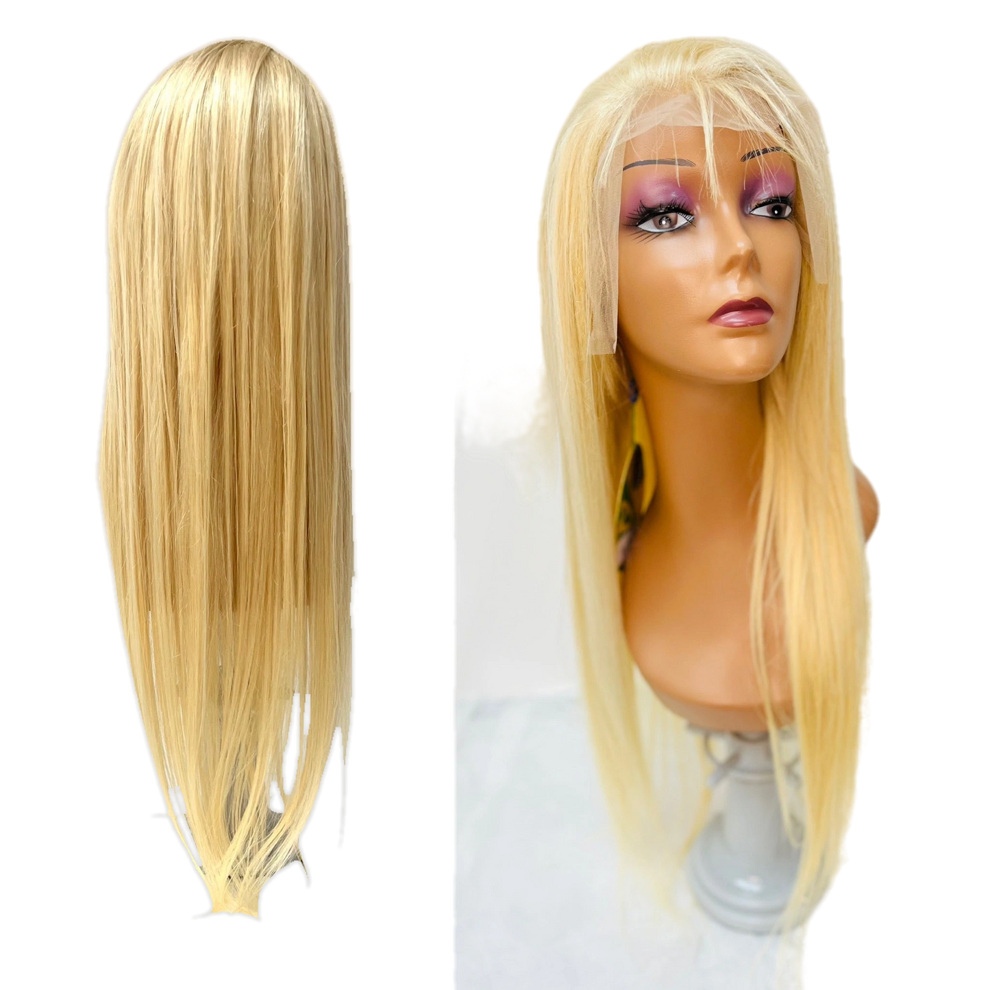 RIO Ukrainian Straight Human Hair Front Lace Wig - VIP Extensions