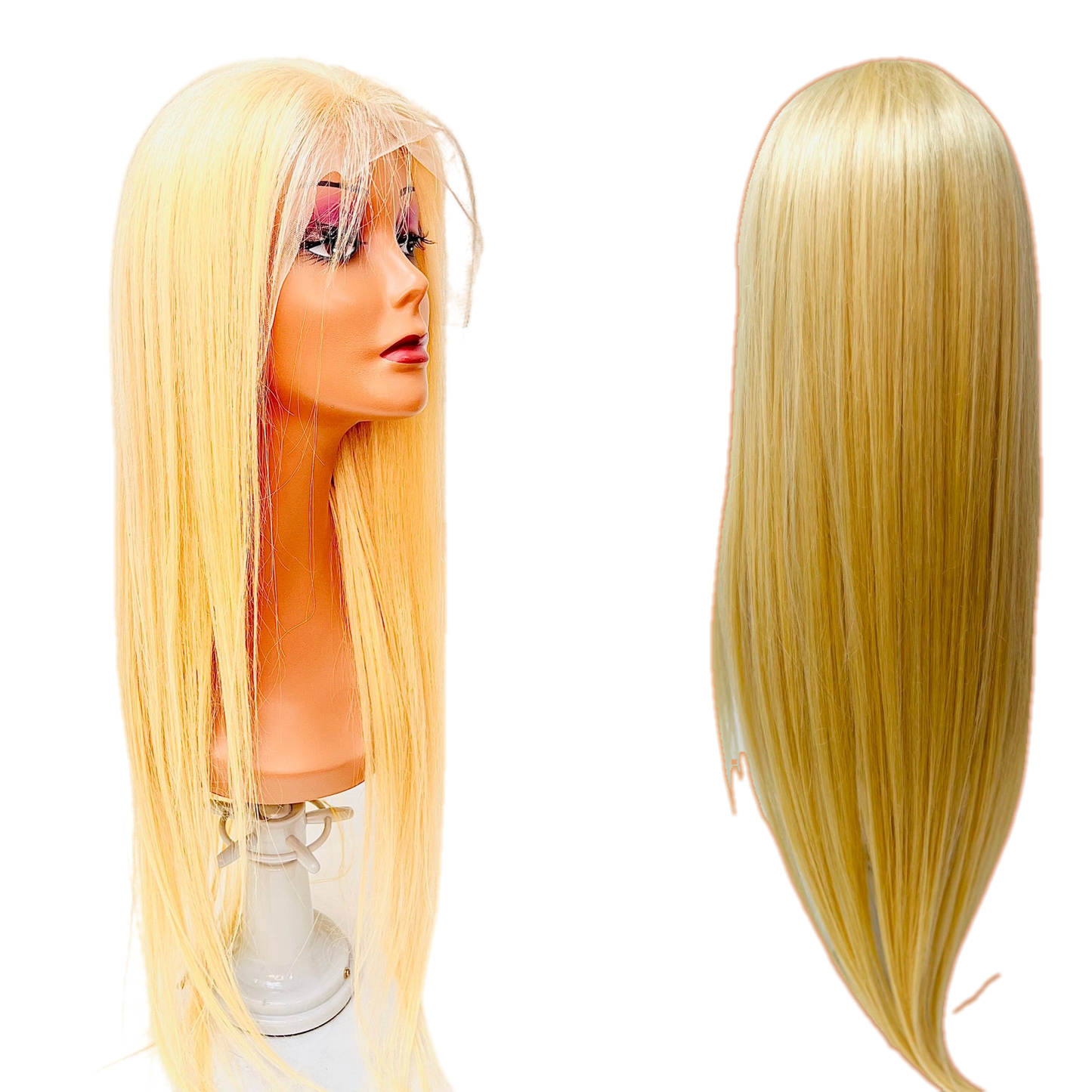 RIO Ukrainian Straight Human Hair Front Lace Wig - VIP Extensions