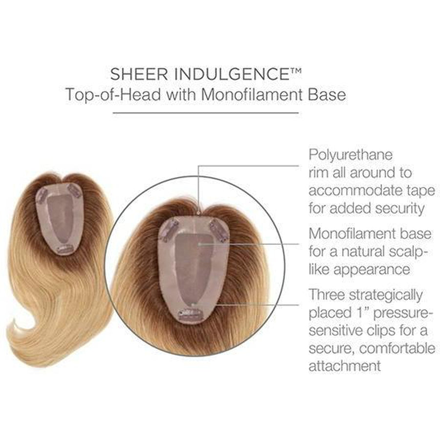 CHARMED LIFE  12" - Top Piece by  Raquel Welch 100% Human Hair - VIP Extensions