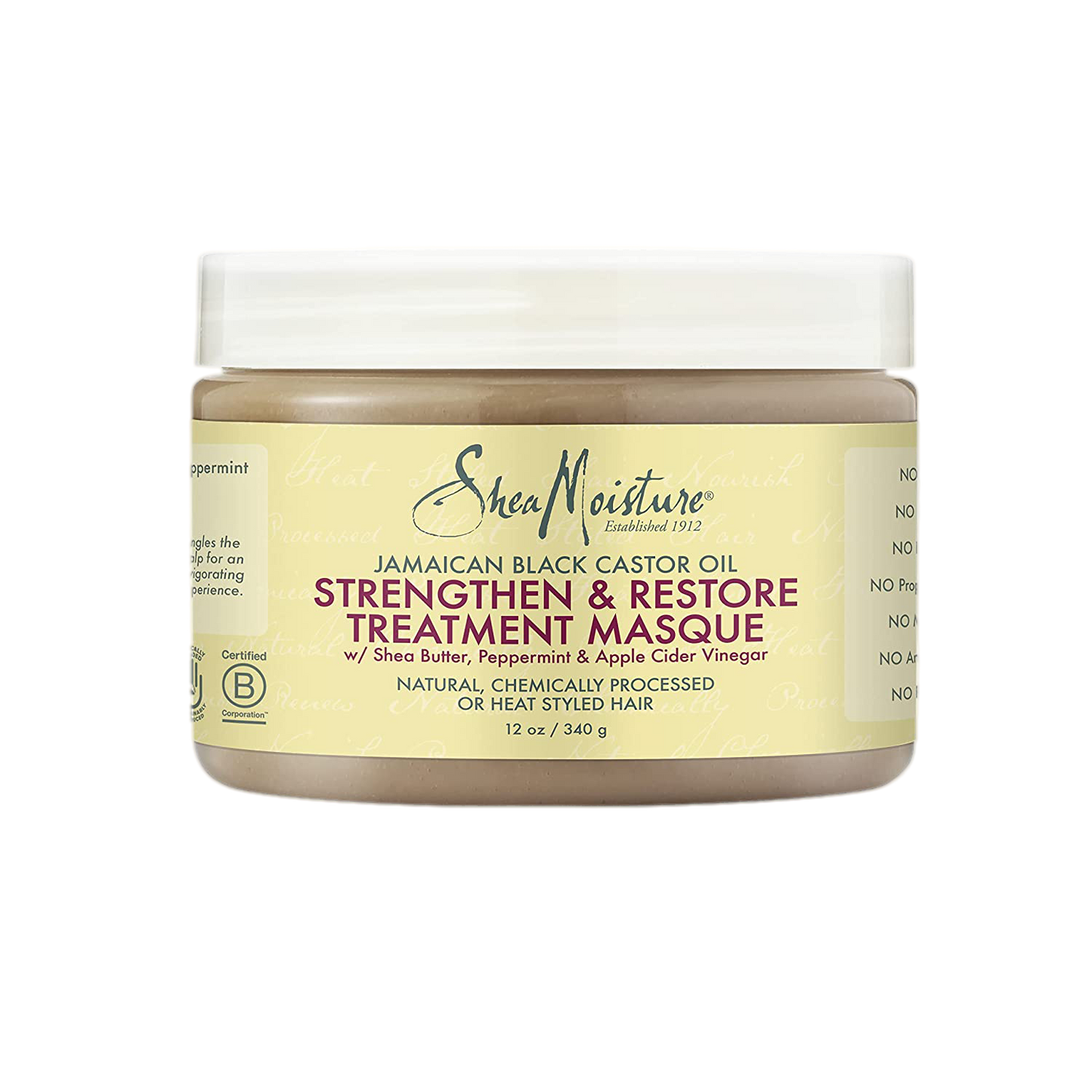 SheaMoisture Jamaican Black Castor Oil Treatment Masque 12OZ - VIP Extensions