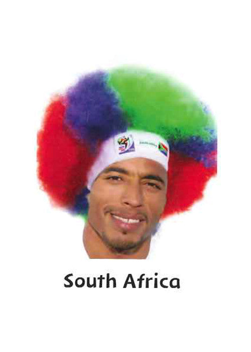 2010 Official Fifa Soccer Afro Wig - Hair and Accessories Inc