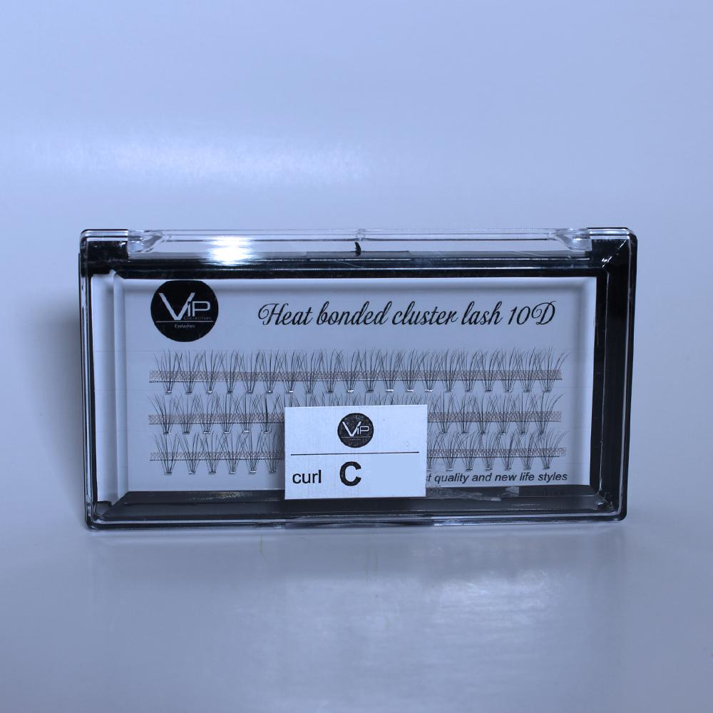 VIP Eyelashes - Heat Bonded Cluster lash 0.05 10D - BeautyGiant USA