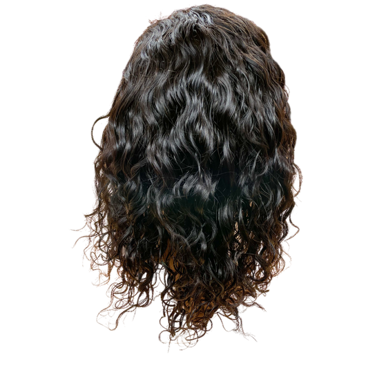 Valerie 10A Full Lace wig 360 One Direction Cuticle Water Wave 18'' - VIP Extensions