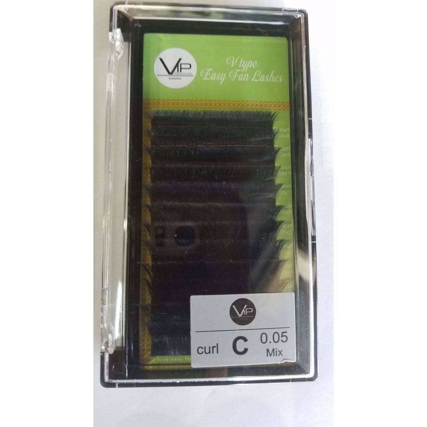 VIP - V Type Easy Fan Lashes - 0.5 C curl -12 lines - BeautyGiant USA