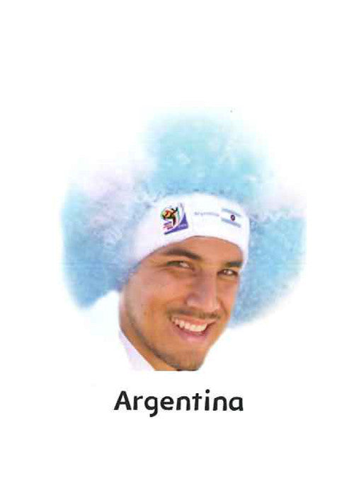 2010 Official Fifa Soccer Afro Wig - Hair and Accessories Inc