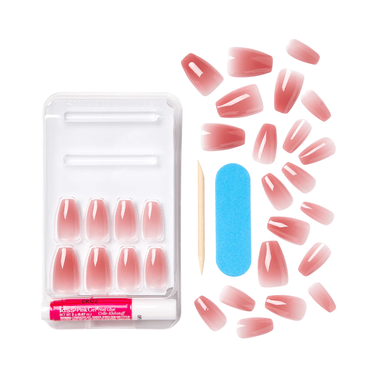 KISS Bare but Better Nails Nude Drama - VIP Extensions