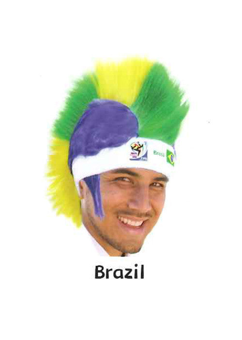 2010 Official FIFA Soccer Mohawk Wig - Hair and Accessories Inc