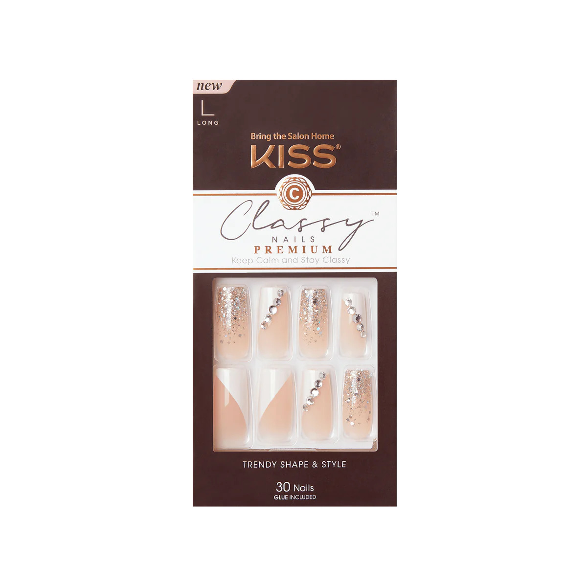 KISS Premium Classy Nails Gorgeous - VIP Extensions