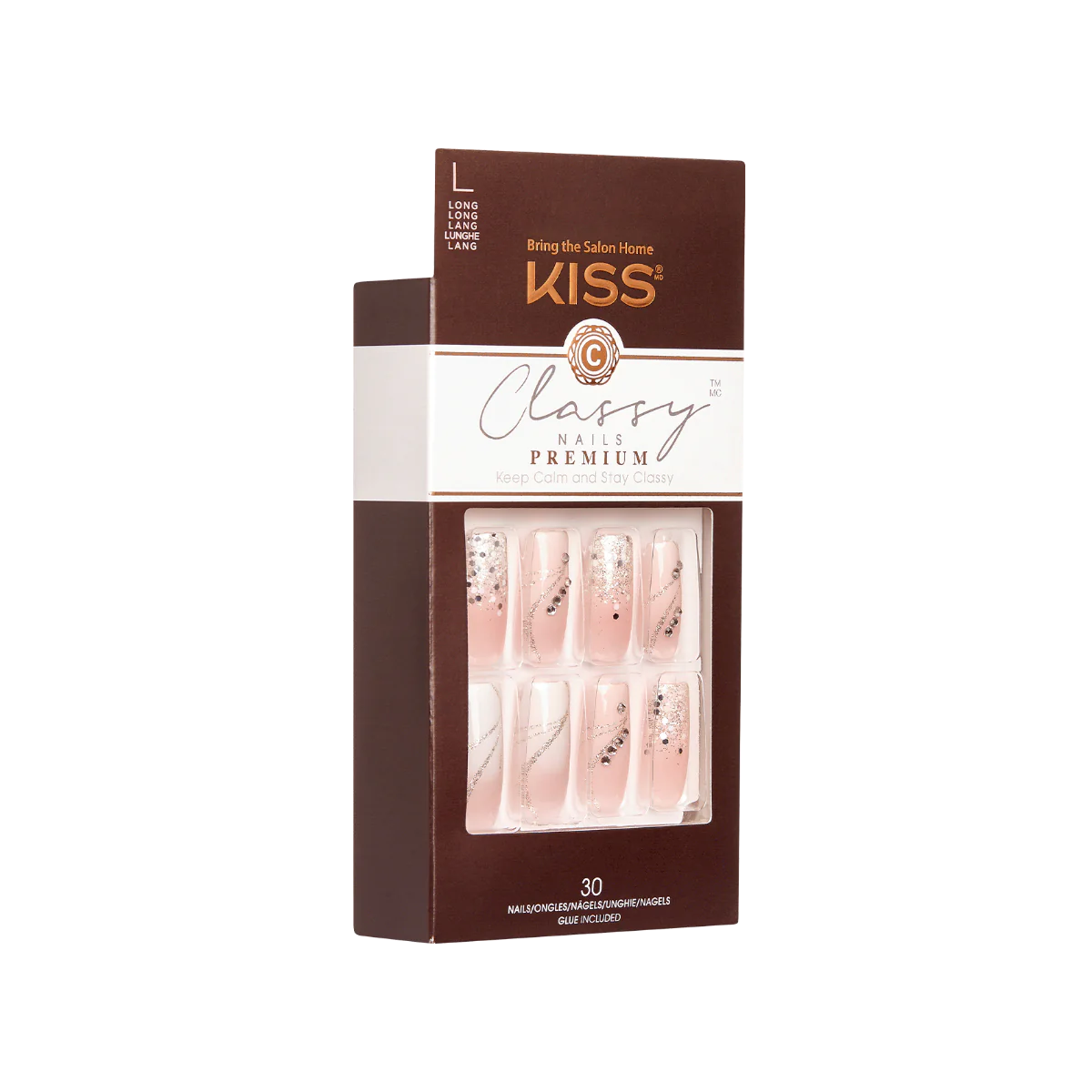 KISS Premium Classy Nails Crystal Crown - VIP Extensions