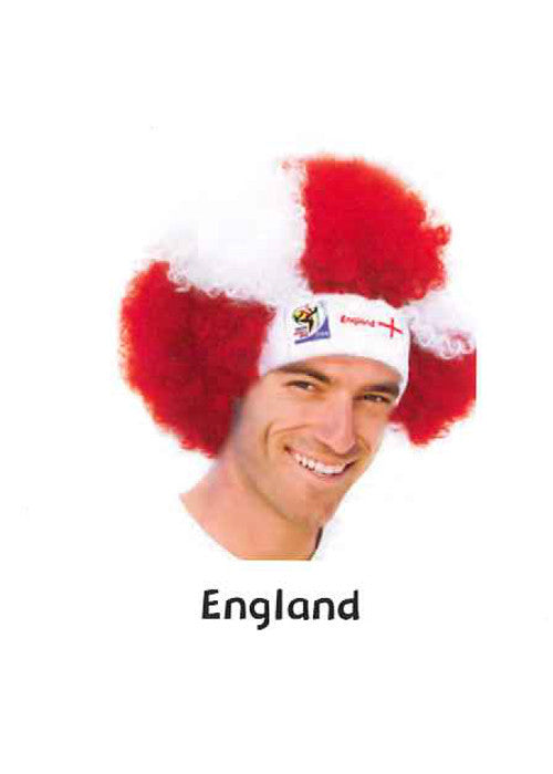 2010 Official Fifa Soccer Afro Wig - Hair and Accessories Inc