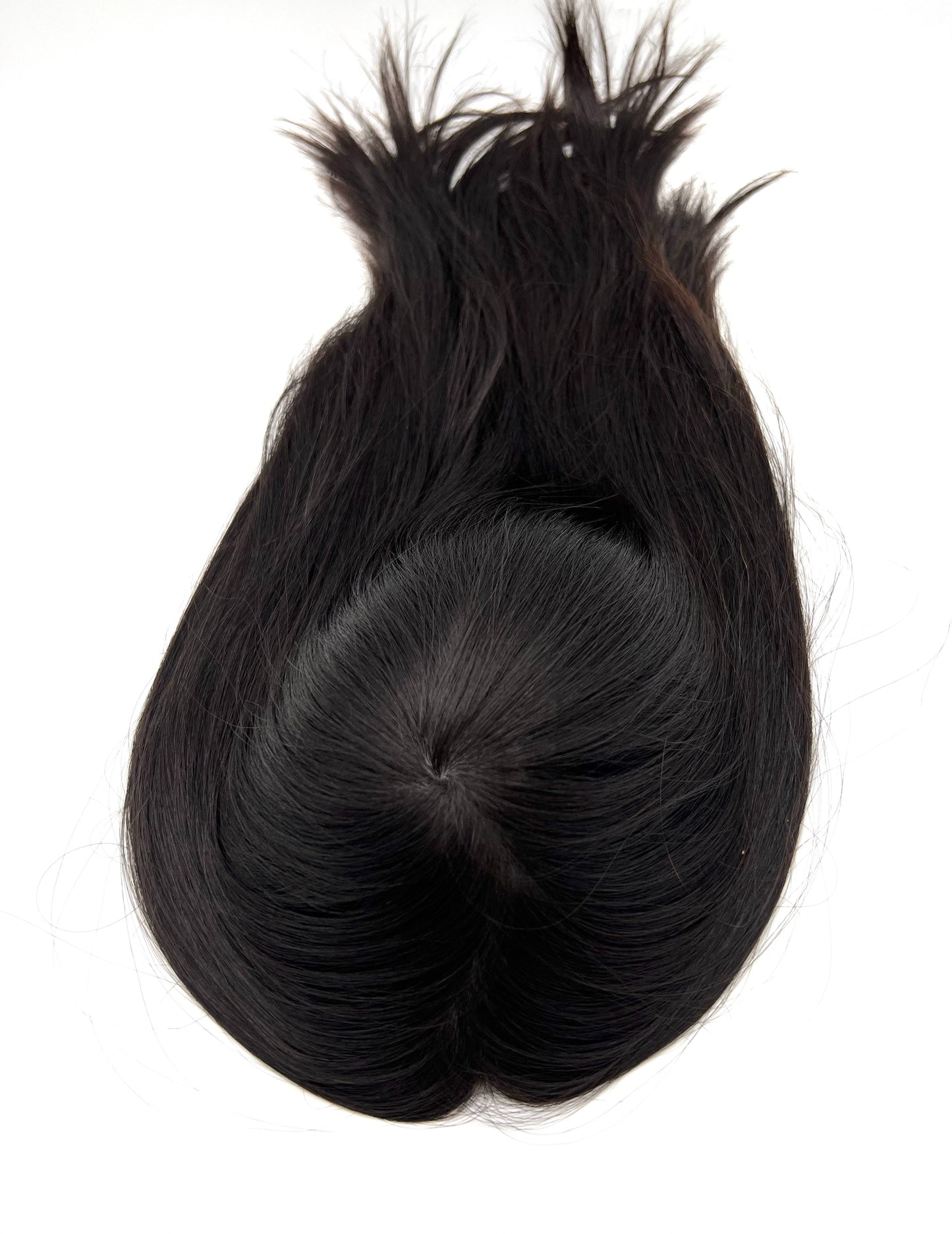 100% cuticle remy hair natural injection polyskin topper 16'' - VIP Extensions