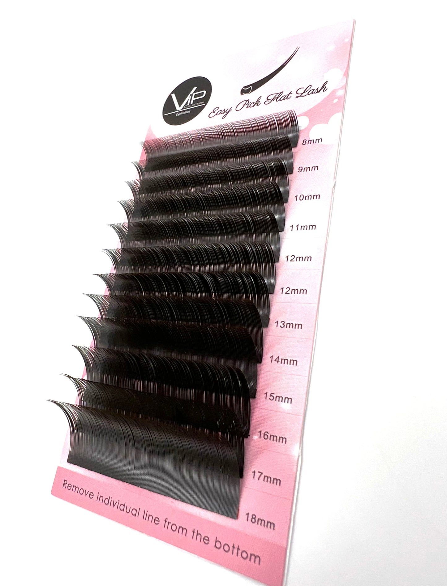 VIP Easy Pick Flat Lash Extensions 12 lines Mixed - VIP Extensions