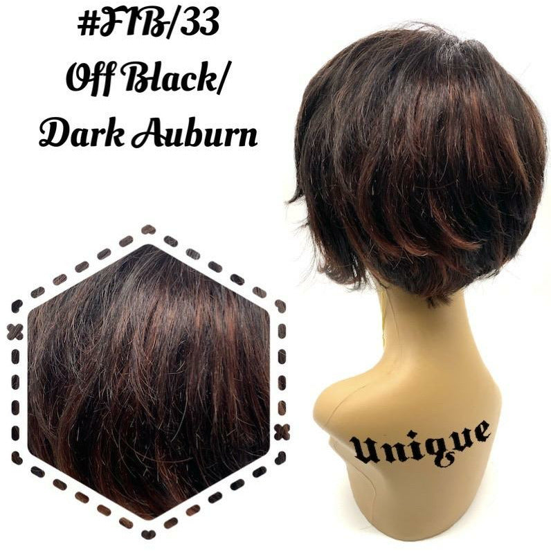 Unique 100% Human Hair Full Wig/Style Style A9 - VIP Extensions
