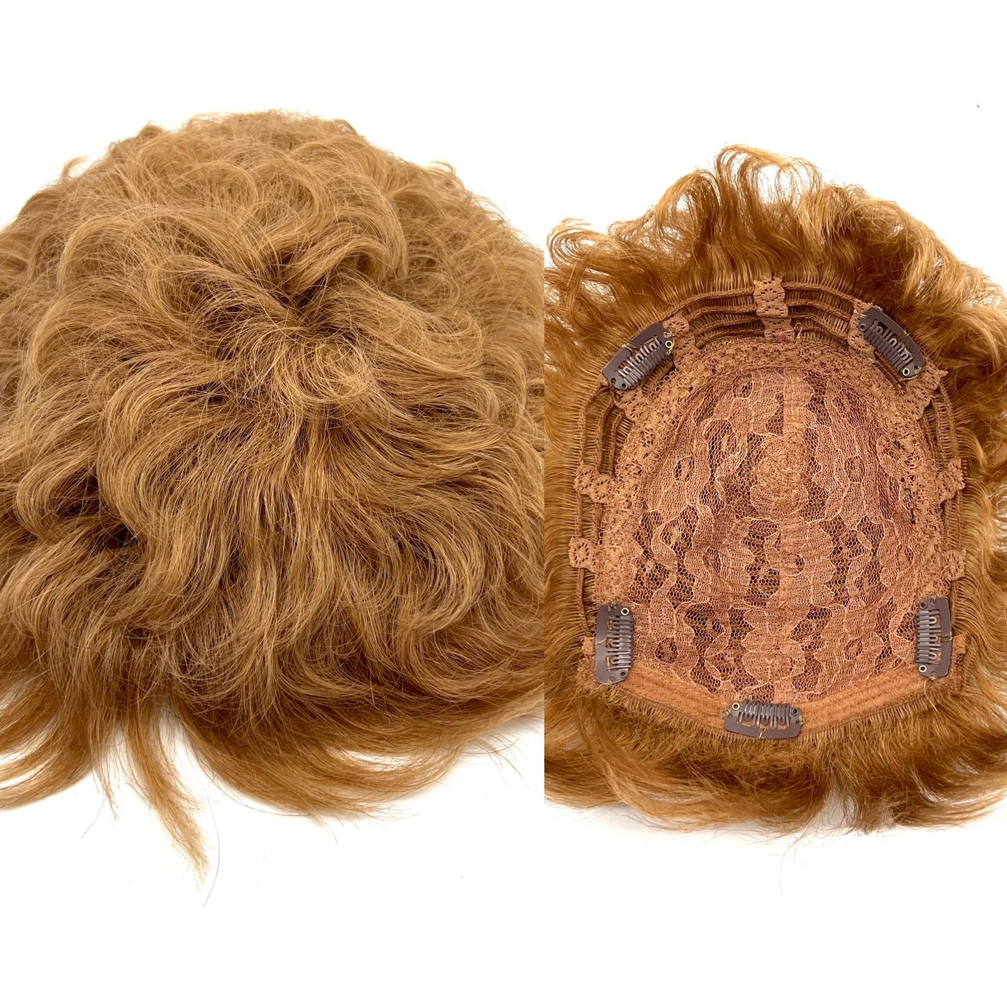 Invisible Human Hair Toppers Clip In Crown - VIP Extensions