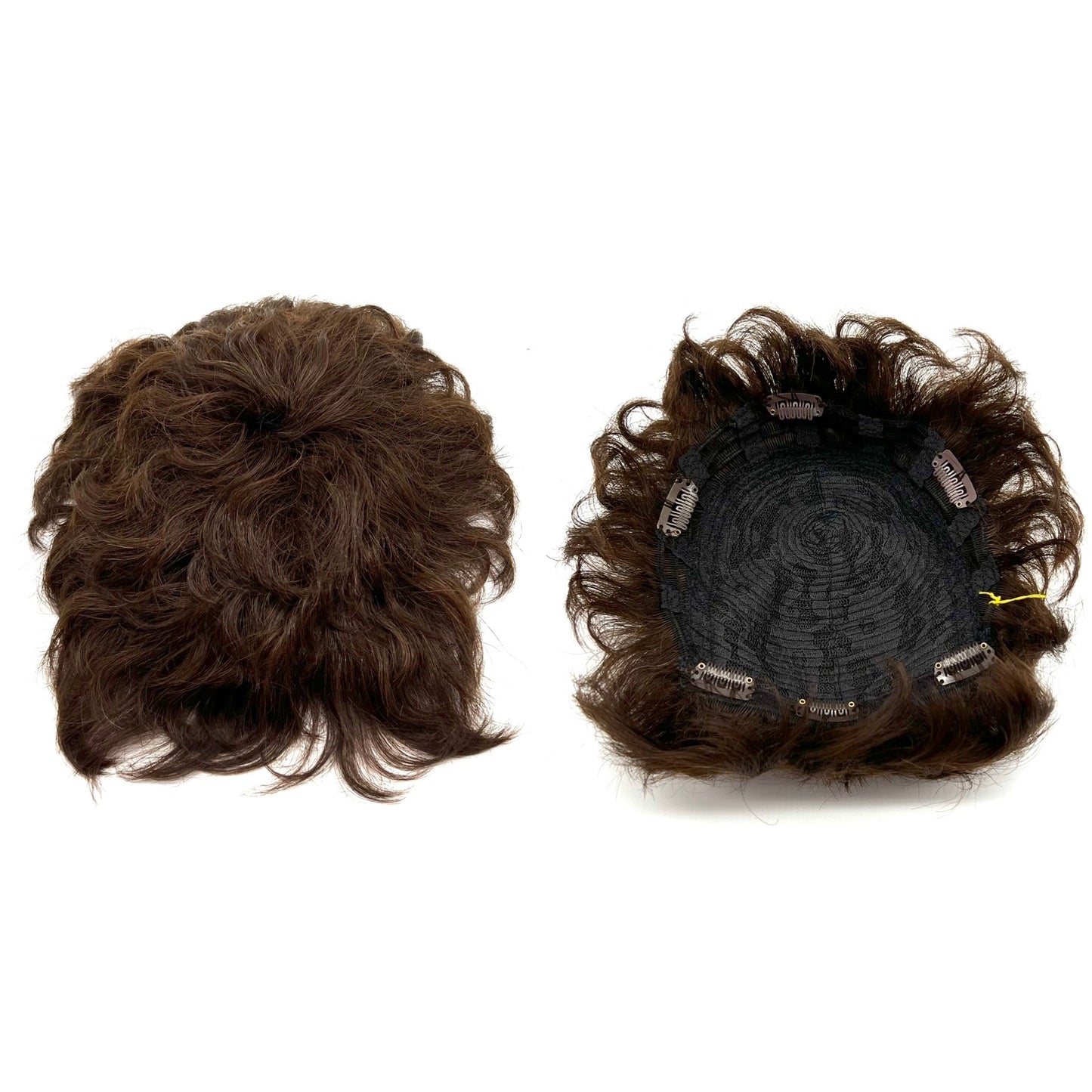 Invisible Human Hair Toppers Clip In Crown - VIP Extensions