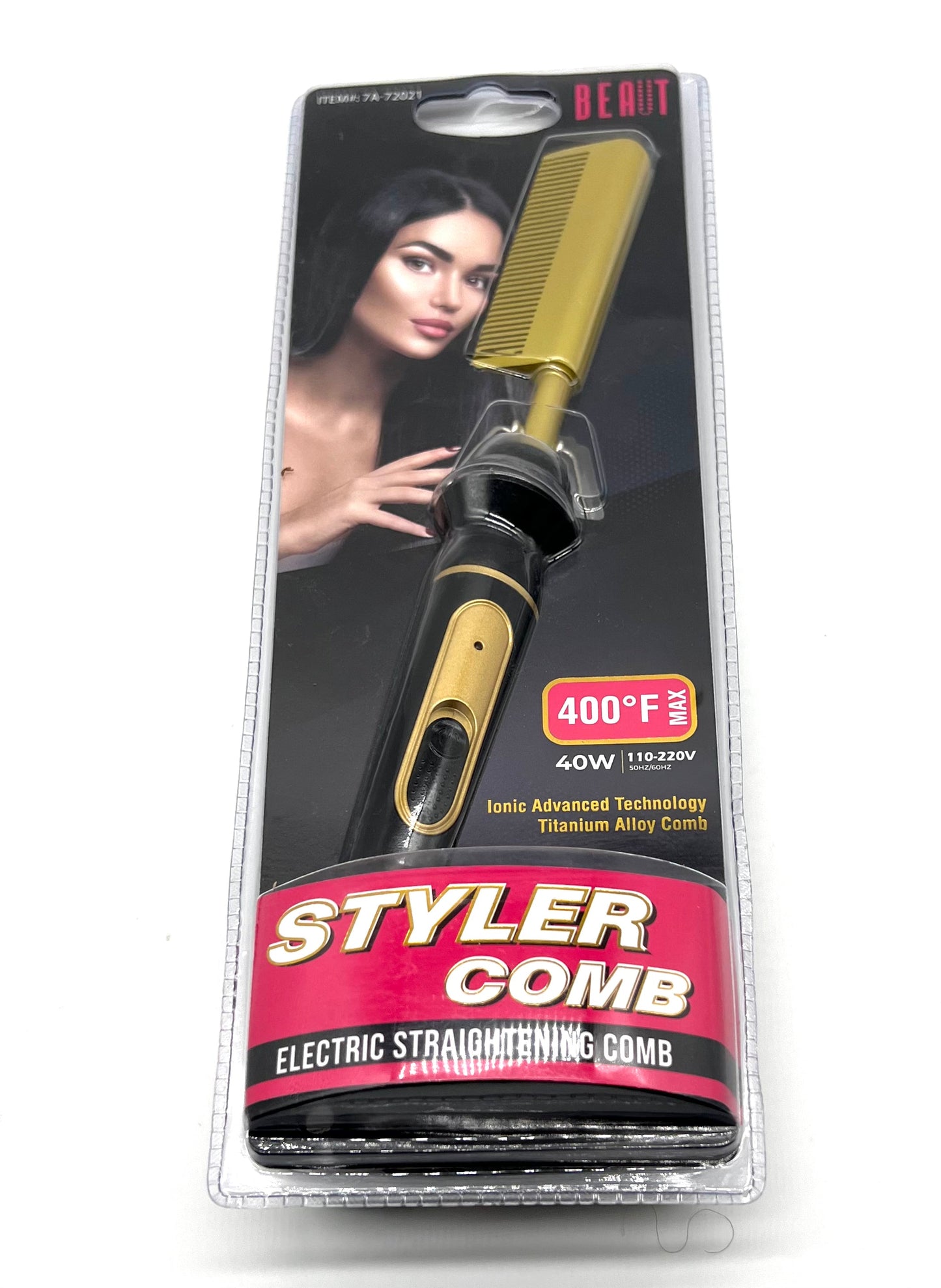 BEAUT ELECTRIC STRAIGHTENING COMB - VIP Extensions