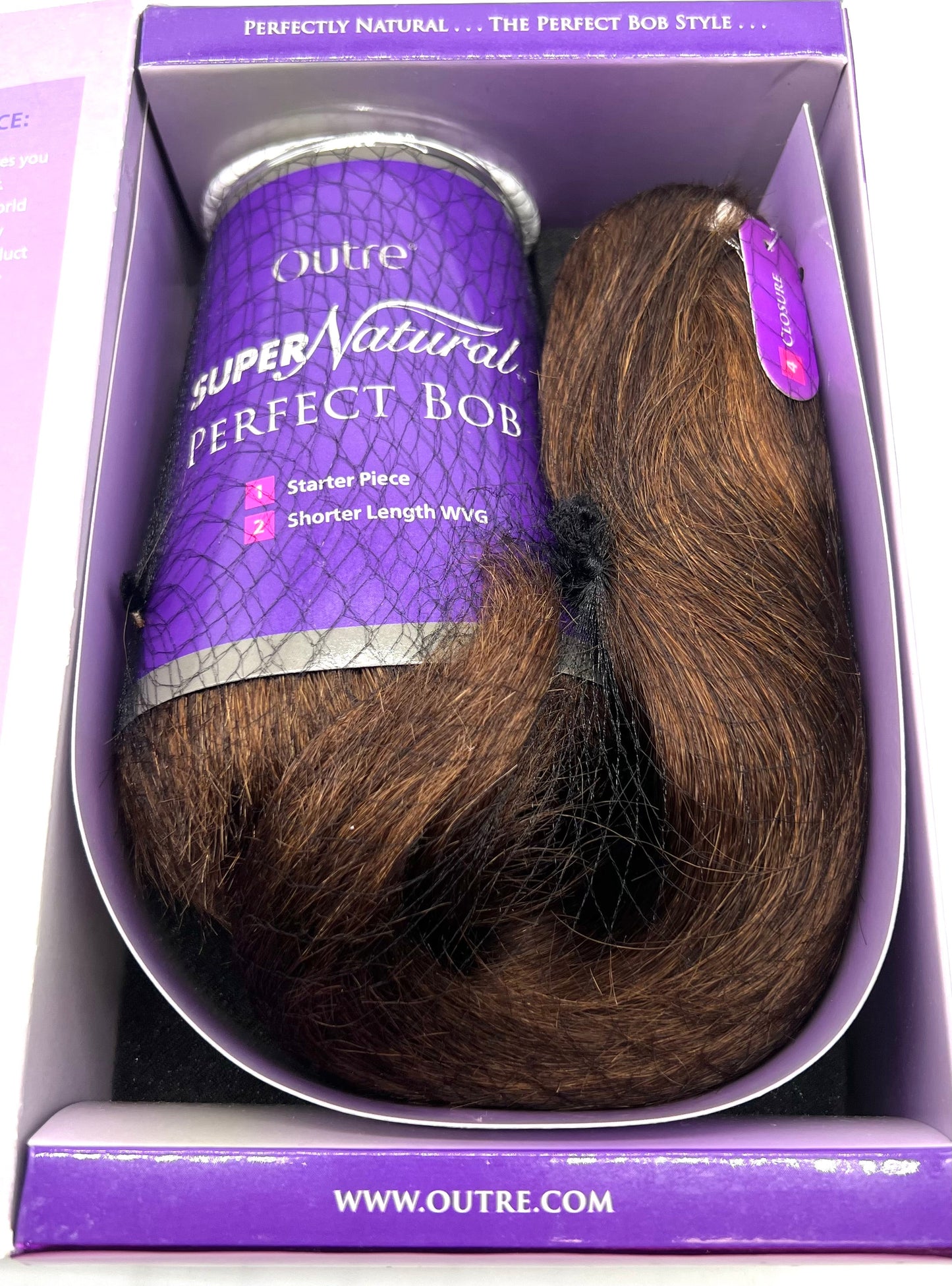 Outre Super Natural Perfect Bob 100% Human Hair Weaving - VIP Extensions