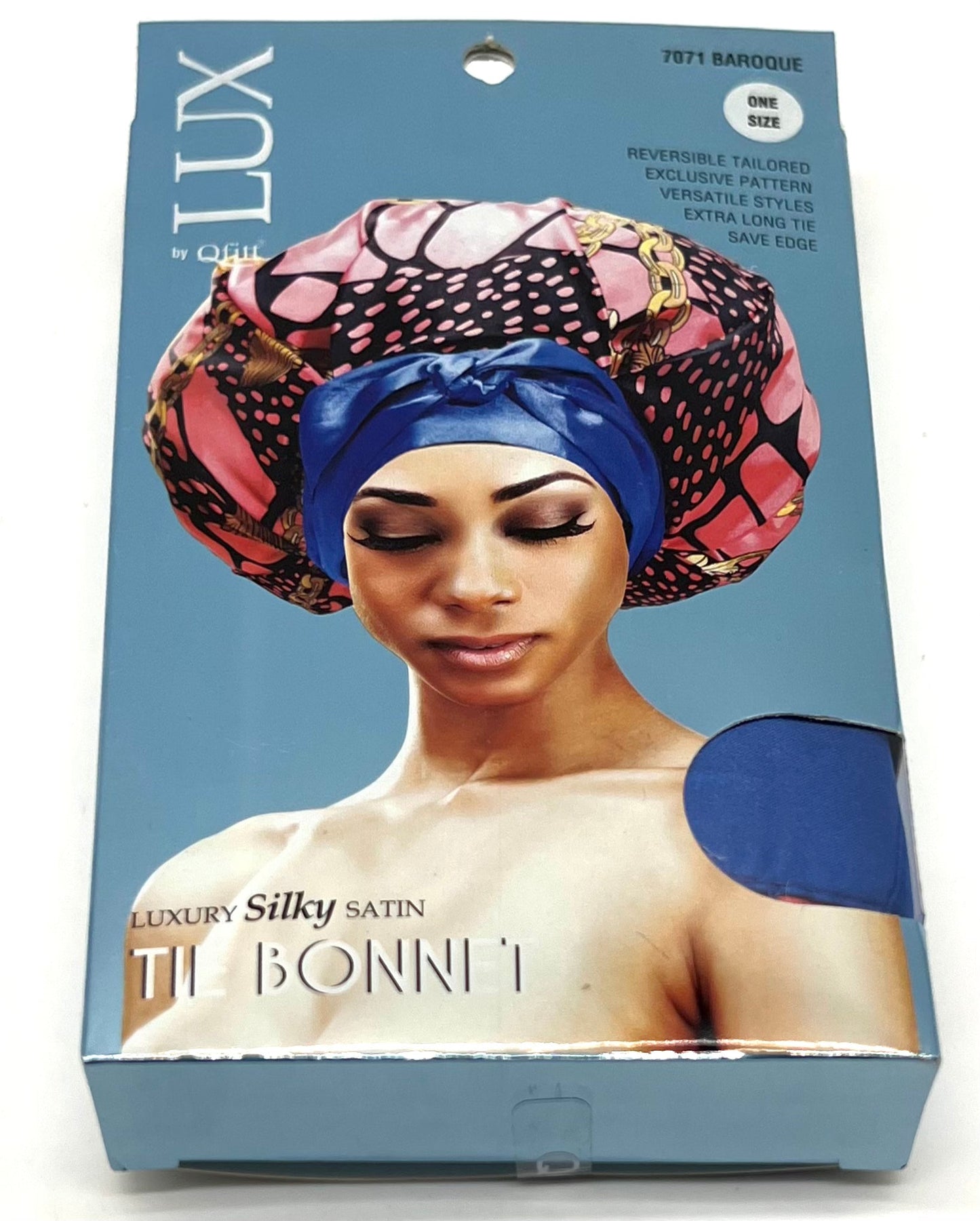 LUX SILKY SATIN TIE BONNET - VIP Extensions