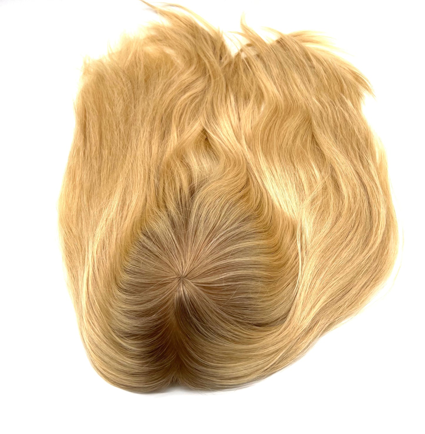 100%  cuticle remy hair natural injection polyskin topper 16'' - VIP Extensions