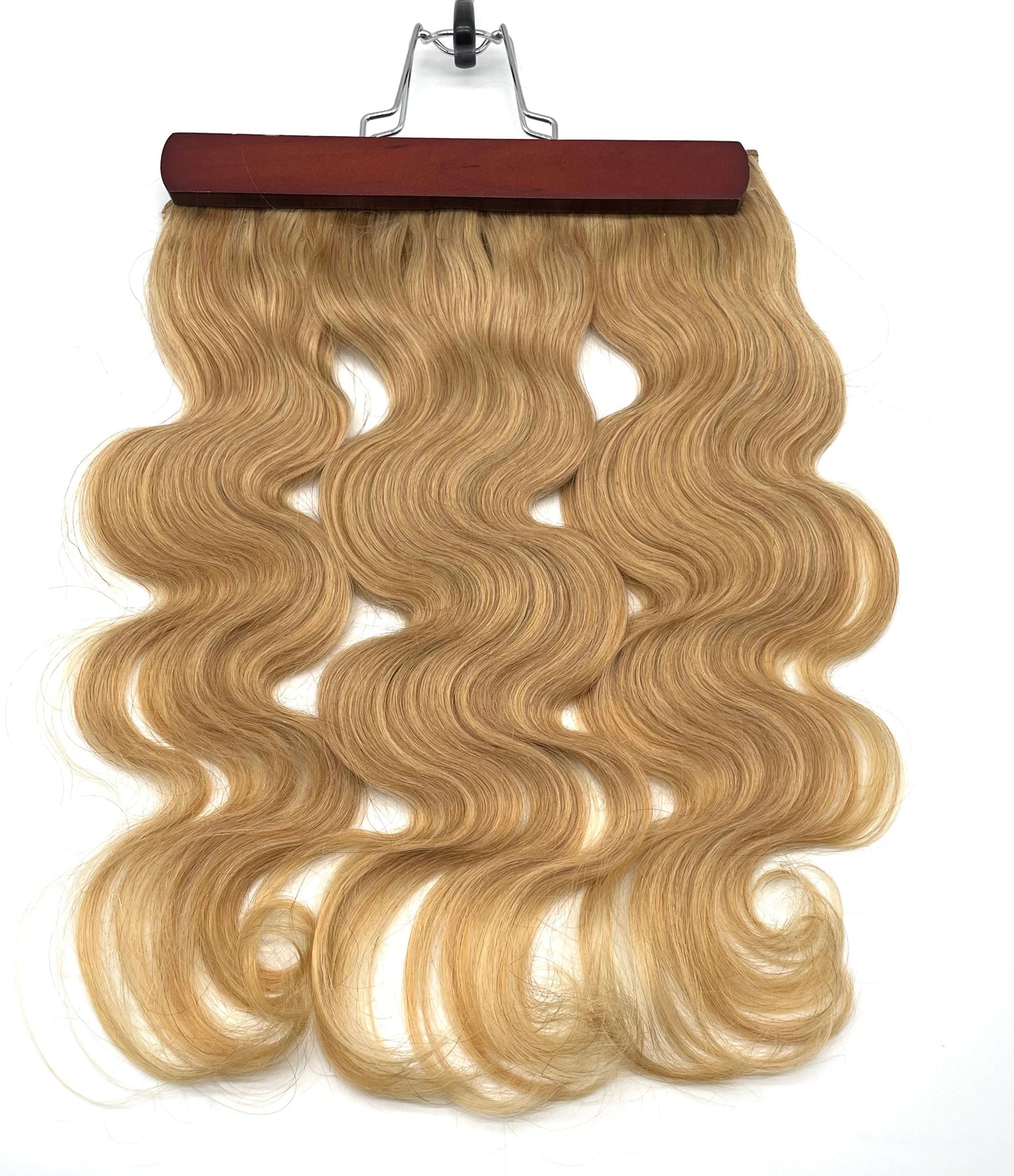 100% Human Hair Vip Brand BandX Halo  Body Wave 18'' with Clip - VIP Extensions