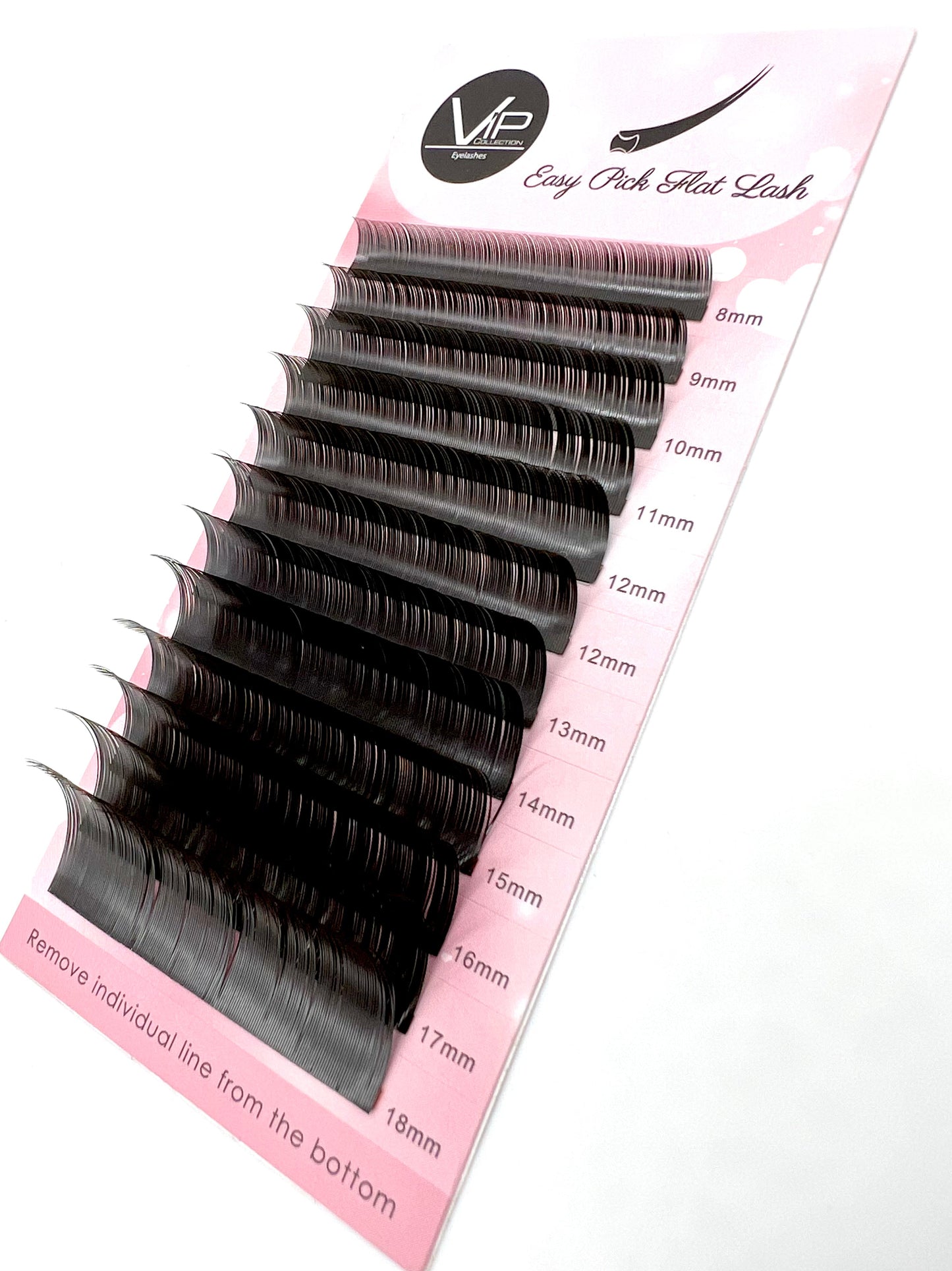 VIP Easy Pick Flat Lash Extensions 12 lines Mixed - VIP Extensions