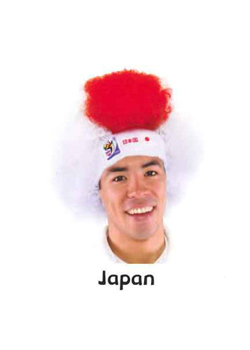 2010 Official Fifa Soccer Afro Wig - Hair and Accessories Inc