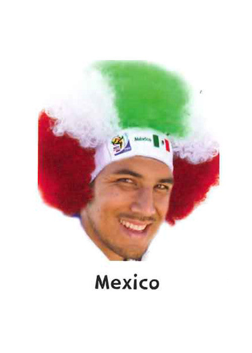 2010 Official Fifa Soccer Afro Wig - Hair and Accessories Inc