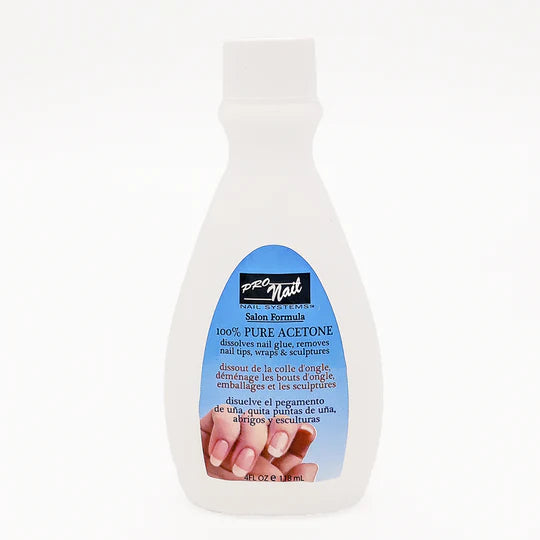 Pro-Nail Pure Acetone / Nail Polish remover 8oz - VIP Extensions