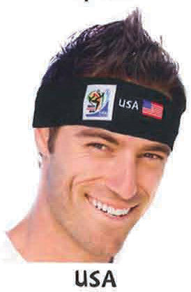 2010 Official Fifa Soccer Head Bands - Hair and Accessories Inc