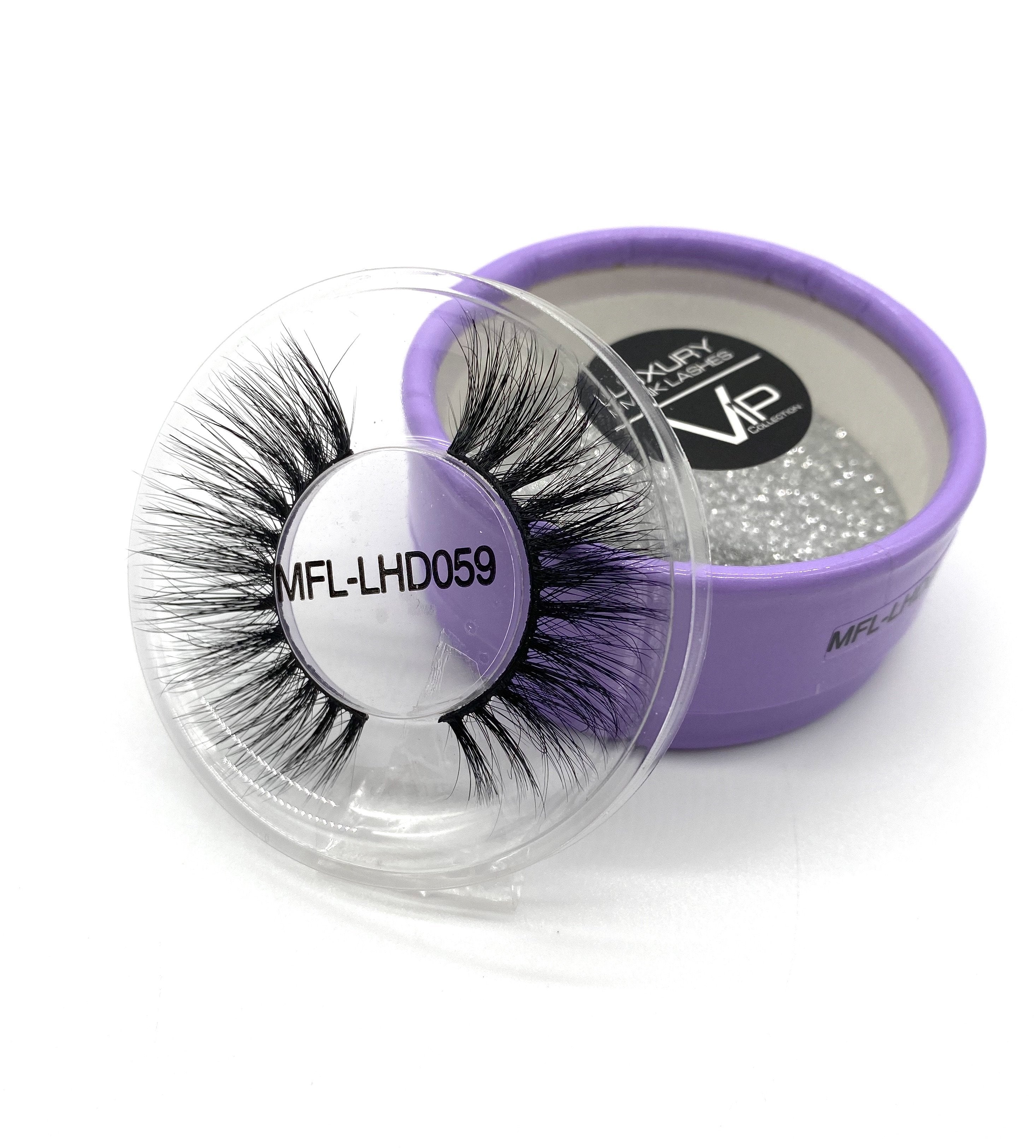 Collection: Fur Mink Strip Lashes Purple Box