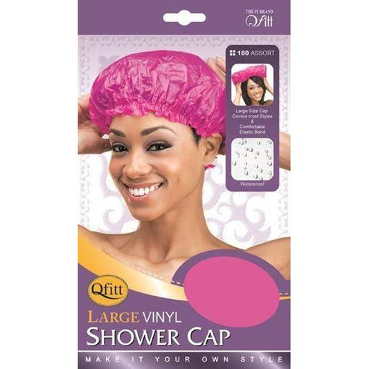 Qfitt Large Vinyl Shower Cap - VIP Extensions