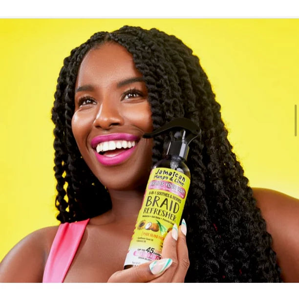 Jamaican Mango & Lime - Braid Your Way 6-in-1 Soothes & Revives Braid Refresher - VIP Extensions