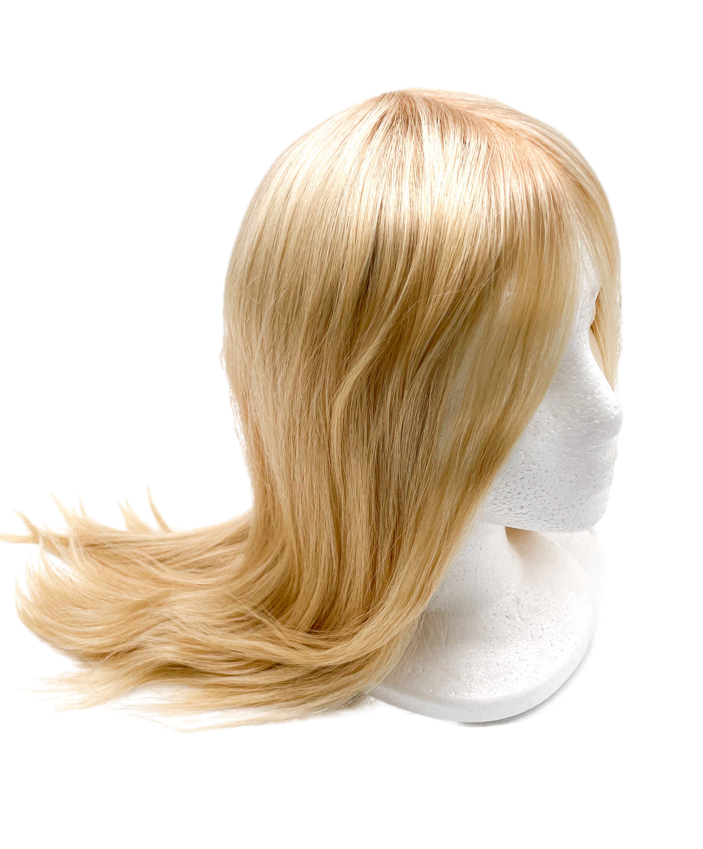 100%  cuticle remy hair natural injection polyskin topper 16'' - VIP Extensions