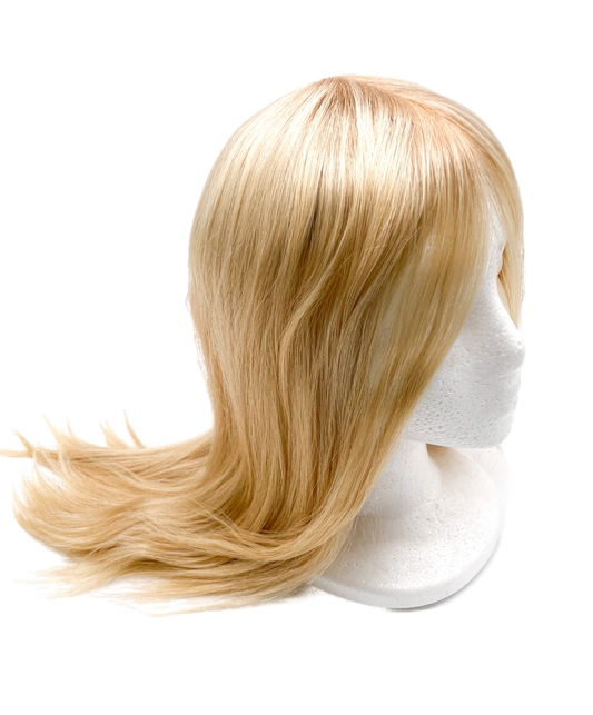 100% cuticle remy hair natural injection polyskin topper 16'' - VIP Extensions