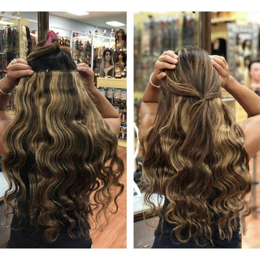 VIP BandX Halo / Body Wave 24" with Clip - VIP Extensions